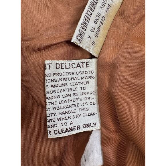 Vintage Berman's Leather Experts Men's Blazer Jacket Brown Size 44 Classic Style - Picture 9 of 11